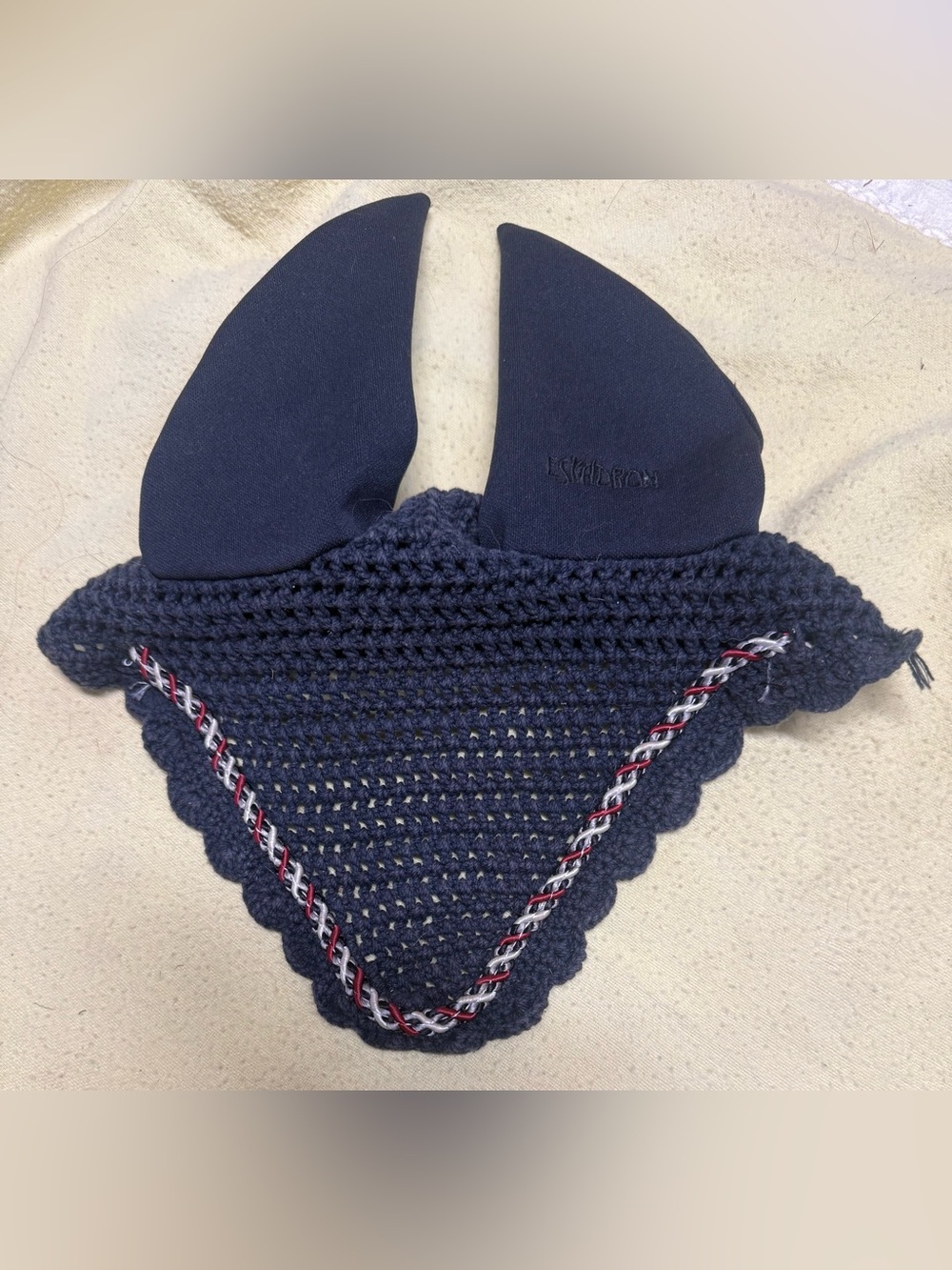 pony sized navy Eskadron fly bonnet